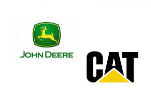 Caterpillar (CAT) vs. John Deere (DE) Stock Logos, Caterpillar (CAT) & Deere (DE) Stock Logos